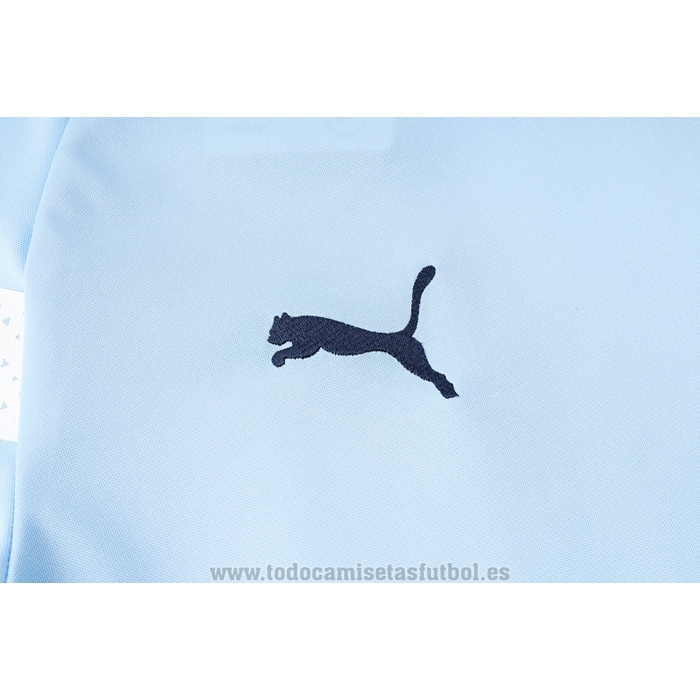 Chandal del Manchester City Manga Corta 2022-2023 Azul - Pantalon Corto